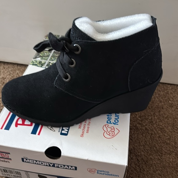 Bobs size 6.5 ladies wedge black nwt - Picture 8 of 14